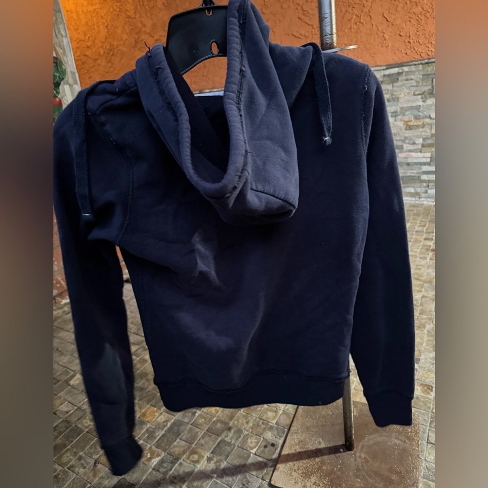 Aero Navy Hoodie with Pink Logo/ aeropostal hooded sweater - Picture 4 of 4